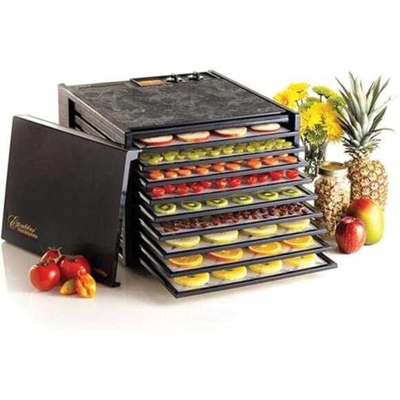 Electric Food Dehydrator Machine with 26-Hour Timer, Automatic Shut Off - Picture 7 of 7